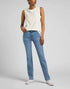 Marion Straight Jeans In Partly Cloudy
